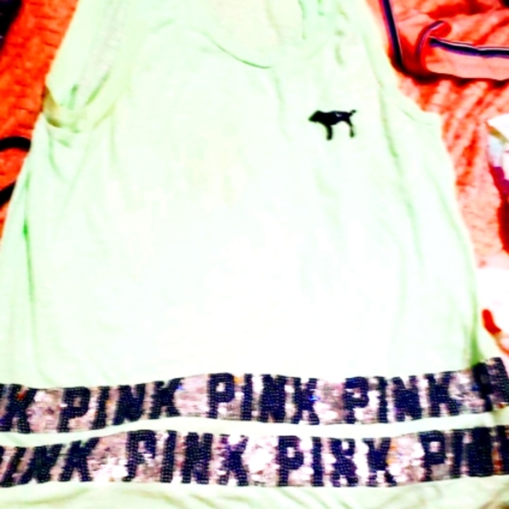 Victoria's secret pink tank top